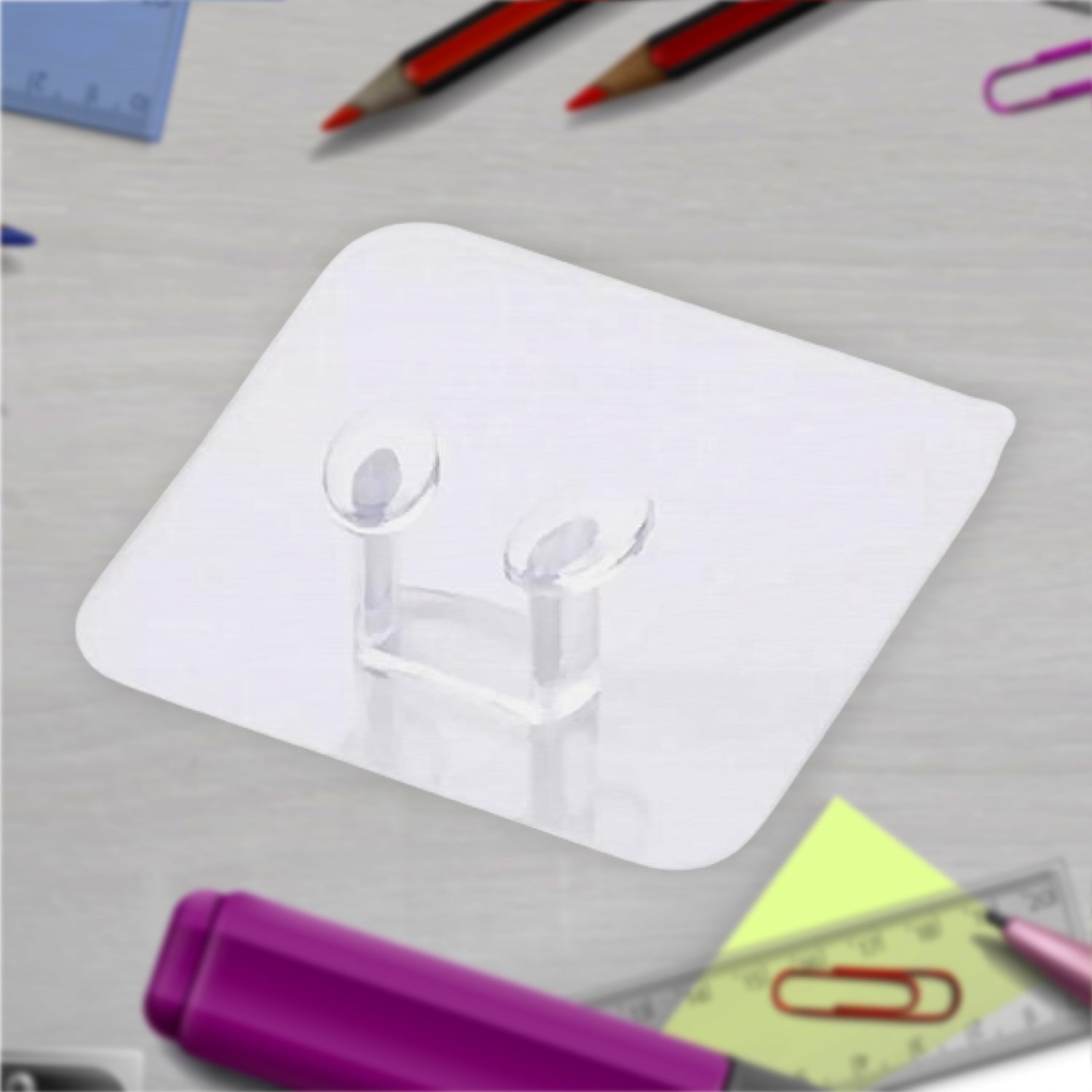 Transparent Self-Adhesive Wall Hook – Drill-Free, Waterproof & Oil-Proof for Toothbrush, Socket (1 Pc) Transparent Self-Adhesive Wall Hook – Drill-Free, Waterproof & Oil-Proof for Toothbrush, Socket (1 Pc)